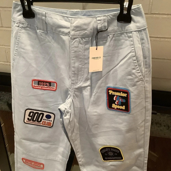 #128 NWT Forever 21 High Rise 90’s Graphic Pants Size Small (28) - Picture 4 of 7